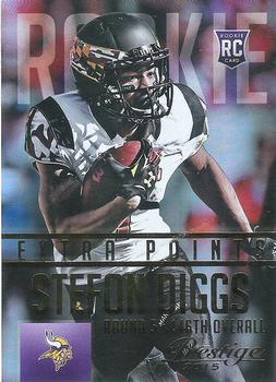 2015 Panini Prestige - Extra Points Gold #285 Stefon Diggs Front