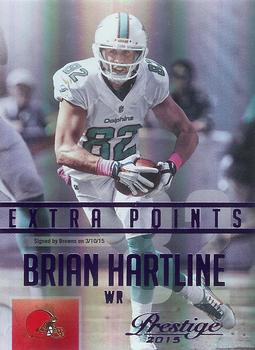 2015 Panini Prestige - Extra Points Purple #71 Brian Hartline Front