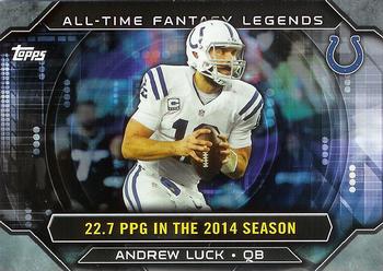 2015 Topps - All-Time Fantasy Legends #ATFL-AL Andrew Luck Front