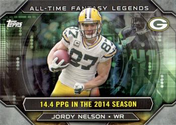 2015 Topps - All-Time Fantasy Legends #ATFL-JNE Jordy Nelson Front