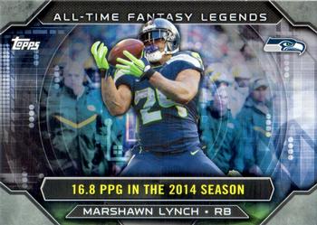 2015 Topps - All-Time Fantasy Legends #ATFL-ML Marshawn Lynch Front