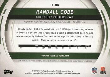 2015 Topps - Fantasy Focus #FF-RC Randall Cobb Back
