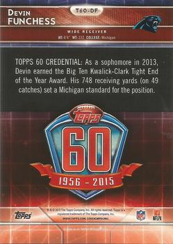 2015 Topps - 60th Anniversary #T60-DF Devin Funchess Back