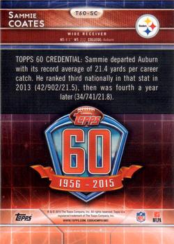 2015 Topps - 60th Anniversary #T60-SC Sammie Coates Back