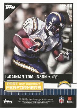 2015 Topps - Past and Present Performers #PPP-GT Melvin Gordon / LaDainian Tomlinson Back