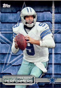 2015 Topps - Past and Present Performers #PPP-ROST Tony Romo / Roger Staubach Front