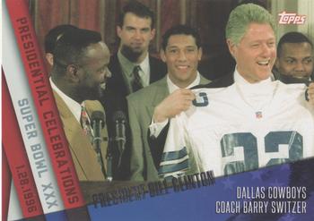 2015 Topps - Presidential Celebration #PC-5 Bill Clinton / Barry Switzer Front