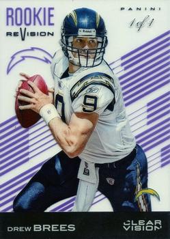 2015 Panini Clear Vision - Purple #85 Drew Brees Front