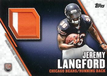 2015 Topps - Rookie Patches #TRP-JL Jeremy Langford Front