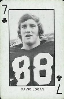 1974 Colorado Buffaloes Playing Cards #7♣ David Logan Front