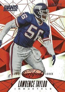 2015 Panini Certified - Mirror Red #111 Lawrence Taylor Front