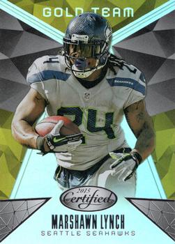 2015 Panini Certified - Gold Team #GT8 Marshawn Lynch Front