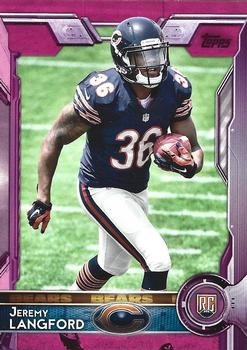 2015 Topps - Pink #471 Jeremy Langford Front