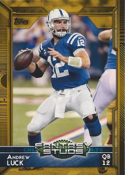 2015 Topps - Gold #321 Andrew Luck Front