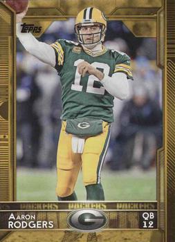 2015 Topps - Gold #1 Aaron Rodgers Front