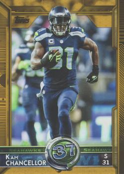 2015 Topps - Gold #333 Kam Chancellor Front