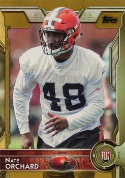 2015 Topps - Gold #408 Nate Orchard Front