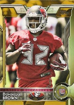 2015 Topps - Gold #415 Dominique Brown Front