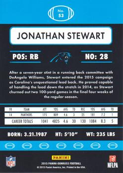 2015 Donruss #53 Jonathan Stewart Back