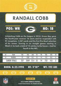 2015 Donruss #116 Randall Cobb Back