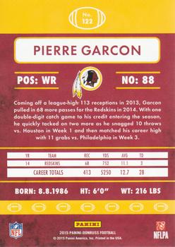 2015 Donruss #122 Pierre Garcon Back