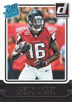 2015 Donruss #232 Justin Hardy Front