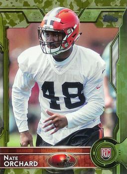 2015 Topps - Camo #408 Nate Orchard Front