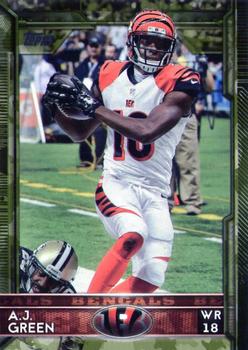 2015 Topps - Camo #6 A.J. Green Front