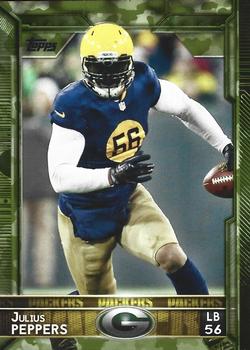 2015 Topps - Camo #14 Julius Peppers Front