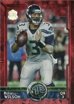 2015 Topps - 60th Anniversary Red Foil #366 Russell Wilson Front