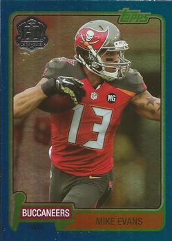 2015 Topps - 60th Anniversary Blue #T60-ME Mike Evans Front