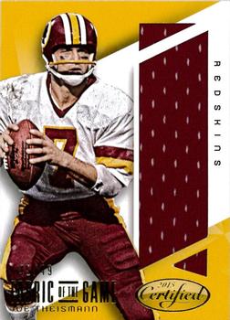 2015 Panini Certified - Fabric of the Game #FOTG-JT Joe Theismann Front