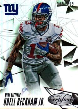 2015 Panini Certified - Mirror Silver #19 Odell Beckham Jr. Front
