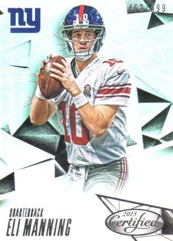 2015 Panini Certified - Mirror Silver #46 Eli Manning Front