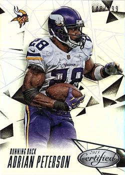 2015 Panini Certified - Mirror Silver #84 Adrian Peterson Front