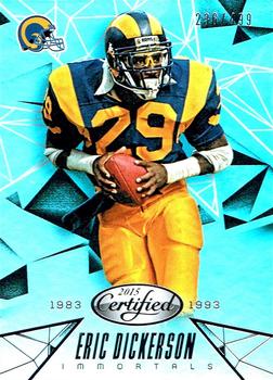 2015 Panini Certified - Mirror Silver #125 Eric Dickerson Front