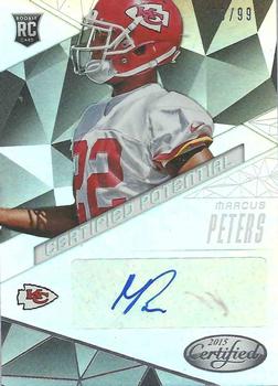 2015 Panini Certified - Certified Potential Autographs Mirror Silver #CP-MP Marcus Peters Front