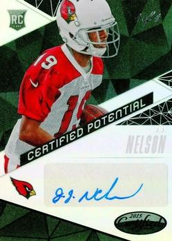 2015 Panini Certified - Certified Potential Autographs Mirror Black #CP-JN J.J. Nelson Front