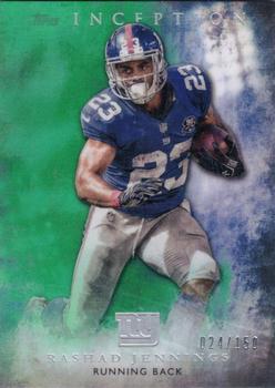 2015 Topps Inception - Green #28 Rashad Jennings Front