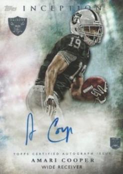 2015 Topps Inception - Rookie Autographs #RA-4 Amari Cooper Front