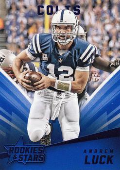 2015 Panini Rookies & Stars - Blue #28 Andrew Luck Front