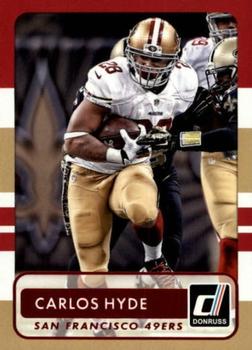 2015 Donruss - Red Foil #33 Carlos Hyde Front
