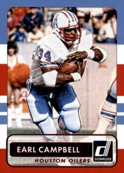 2015 Donruss - Red Foil #179 Earl Campbell Front
