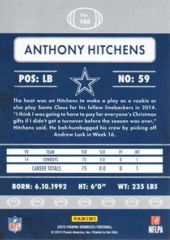 2015 Donruss - Stat Line Career Green #140 Anthony Hitchens Back