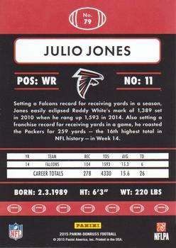 2015 Donruss - Stat Line Season #79 Julio Jones Back