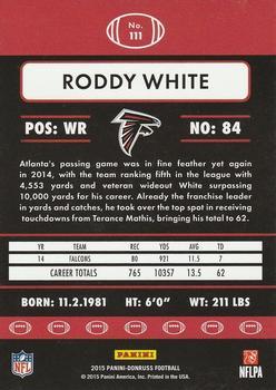 2015 Donruss - Stat Line Season #111 Roddy White Back