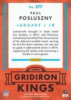 2015 Donruss - Stat Line Season #277 Paul Posluszny Back
