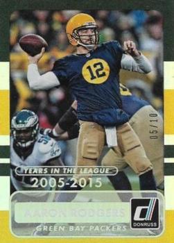 2015 Donruss - Stat Line Years #20 Aaron Rodgers Front