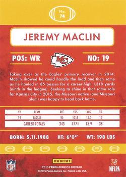 2015 Donruss - Stat Line Years #74 Jeremy Maclin Back