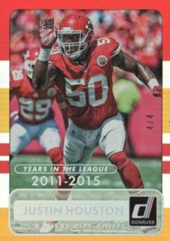 2015 Donruss - Stat Line Years #138 Justin Houston Front